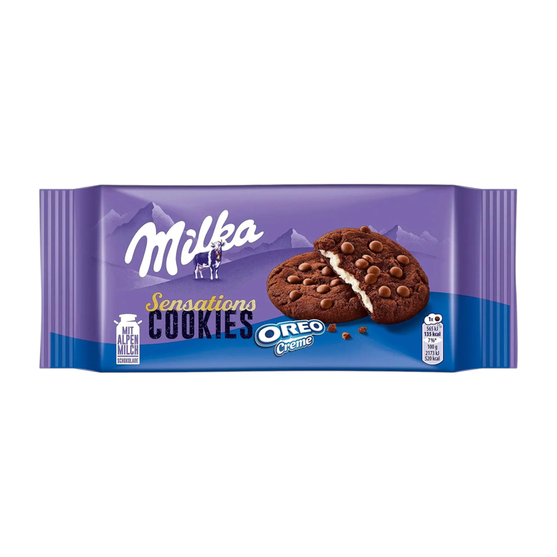 Milka Sensation Oreo Cream Cookies 156g