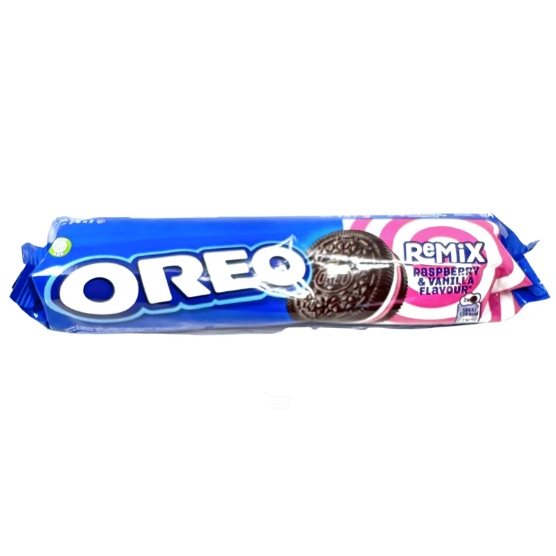 Oreo Remix Raspberry & Vanilla 157g Bag