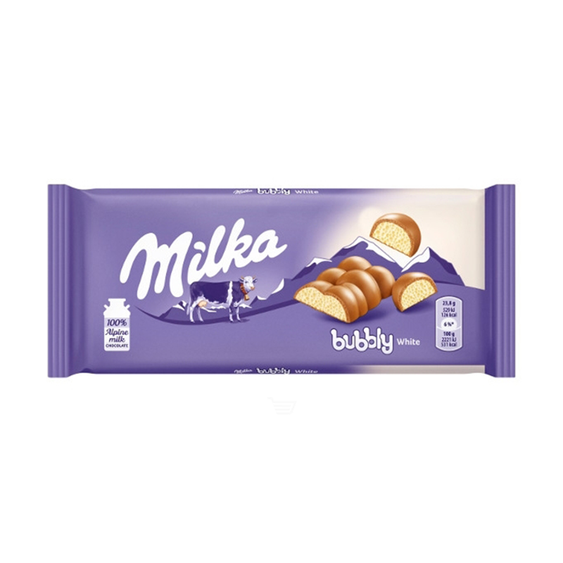 Milka Bubbly White view 1