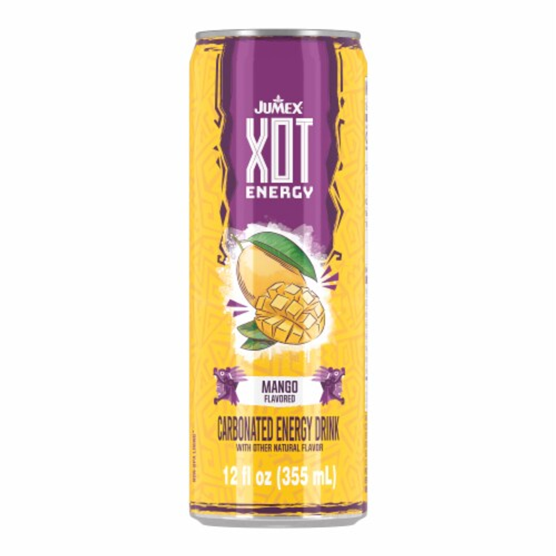Jumex XOT Energy Drink Mango 12oz Can
