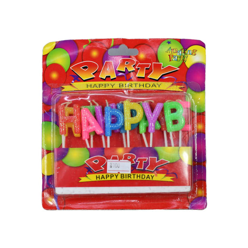 Happy Birthday Party Candles view 1