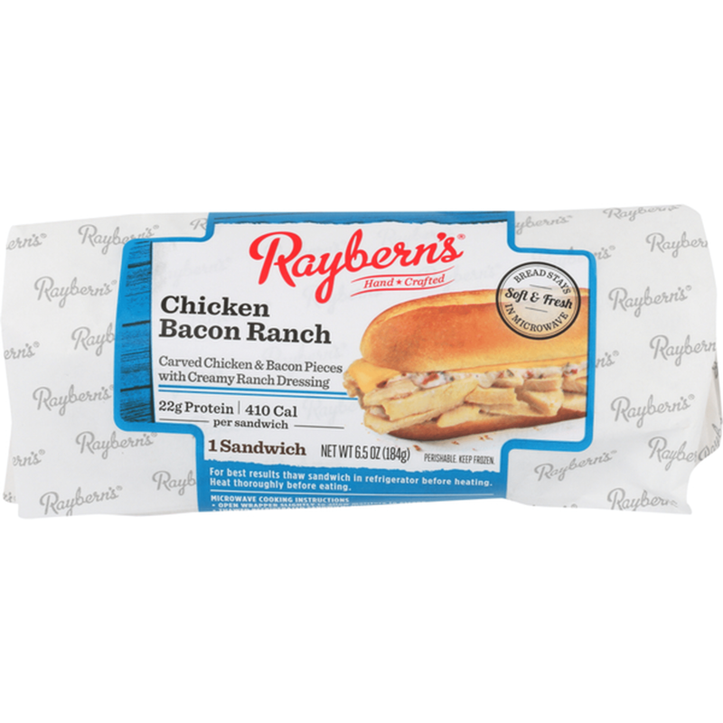 Raybern's Chicken Bacon Ranch Sandwich view 1