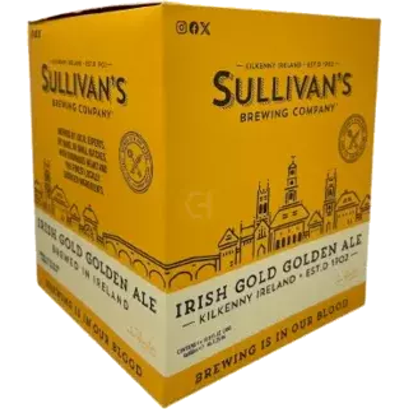 Sullivan's Irish Gold Golden Ale 4 Pack 14.9 oz Cans