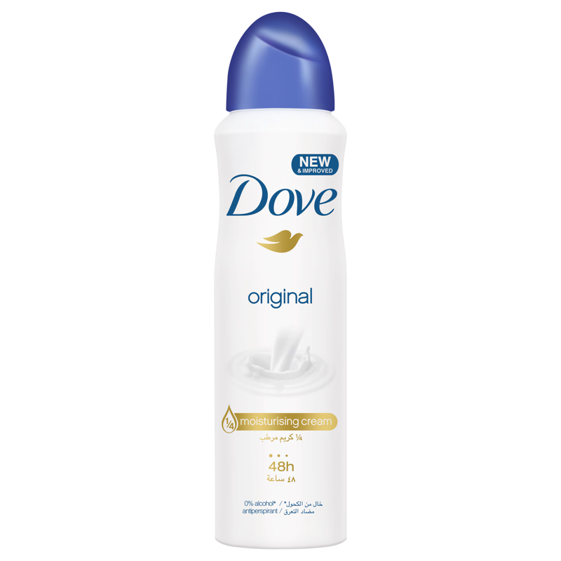 Dove Original Spray Deodorant 150mL