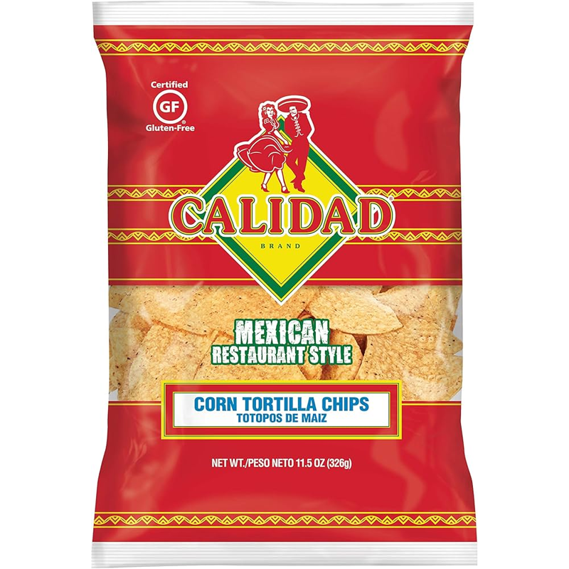 Calidad Mexican Restaurant Style Corn Tortilla Chips view 1