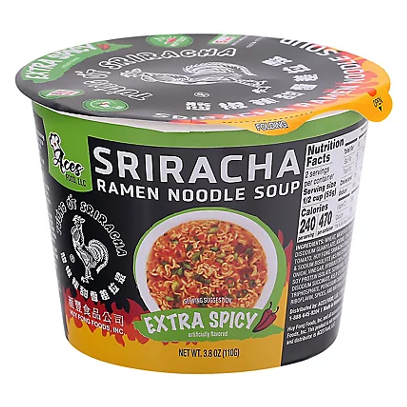 Huy Fong Sriracha Ramen Noodle Soup Extra Spicy view 1
