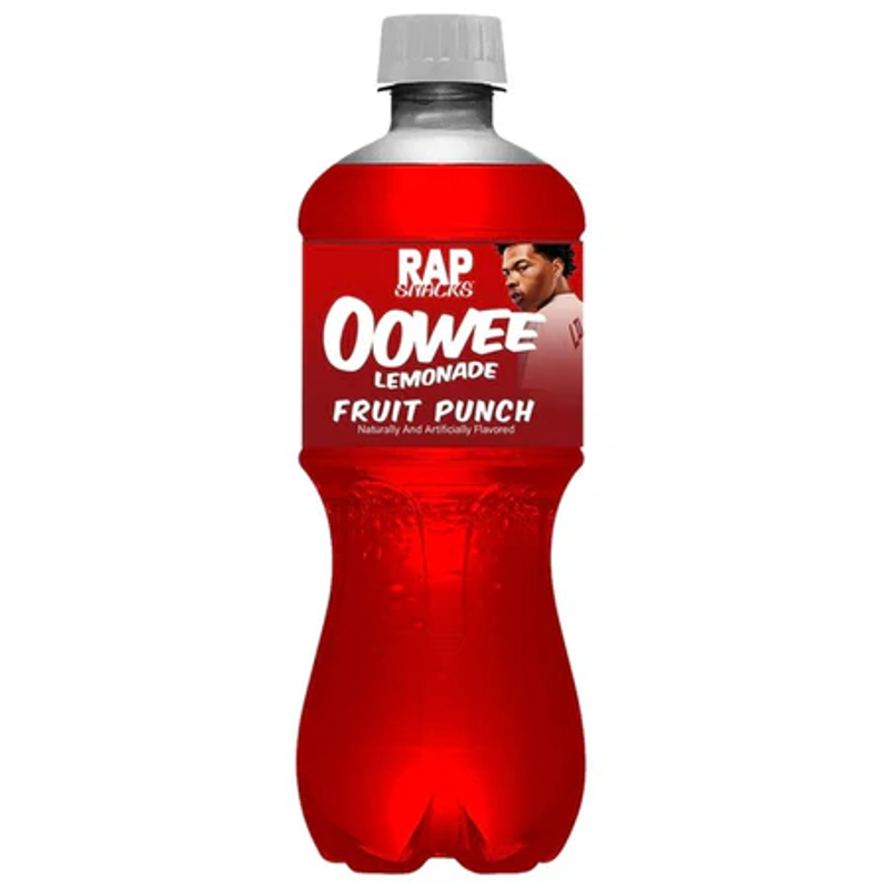 Rap Snacks Oowee Lemonade Fruit Punch 20oz Bottle
