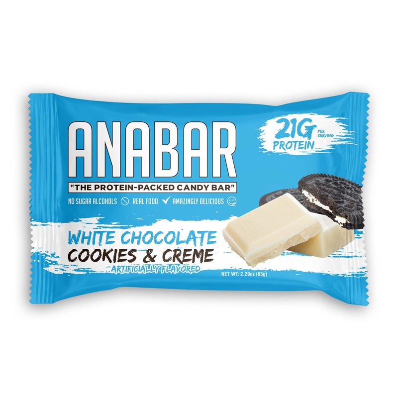 Anabar Protein Bar White Chocolate Cookies & Cream 2.29oz
