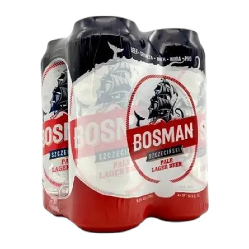 Bosman Pale Lager 4-pack 500mL cans