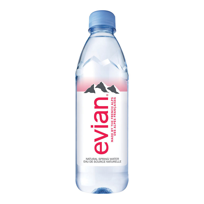 Evian Natural Spring Water view 1