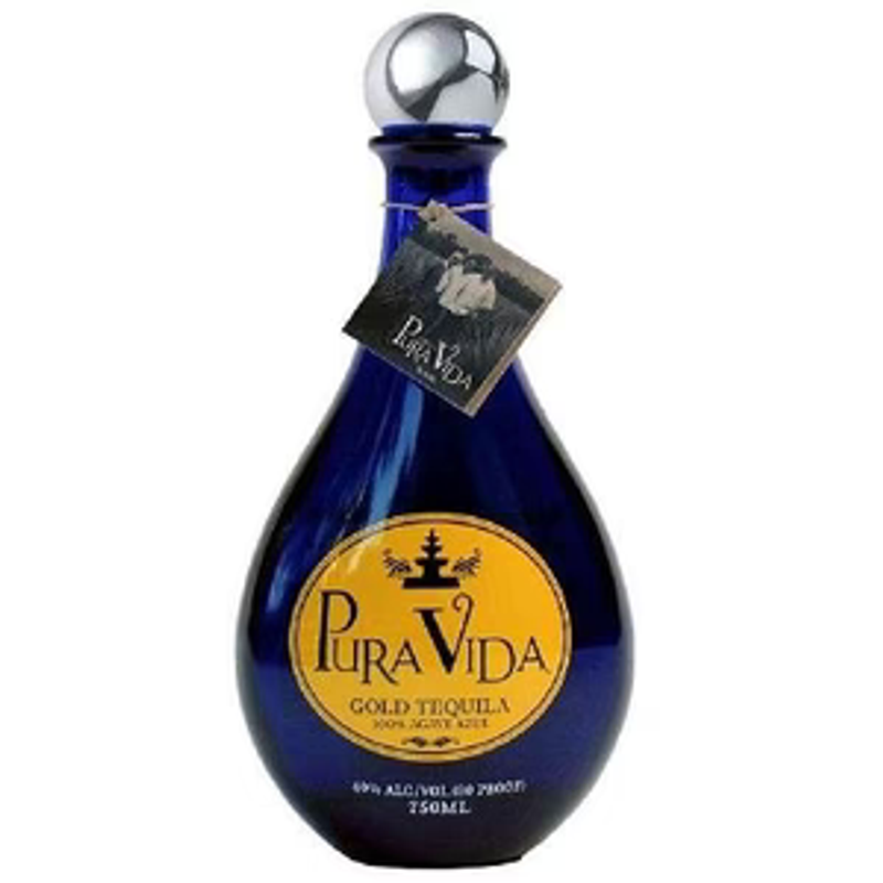 Pura Vida Gold Tequila view 1