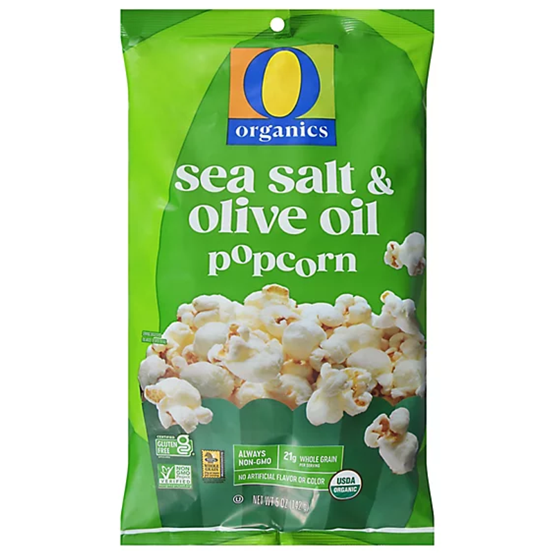 O Organics Sea Salt & Olive Oil Popcorn 5oz Bag