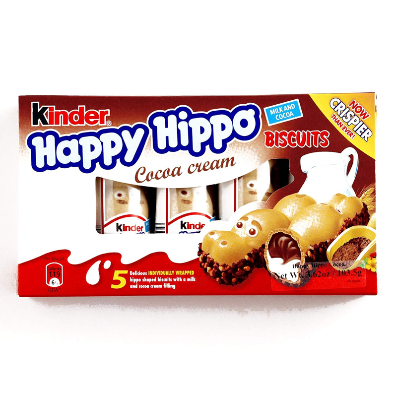 Kinder Happy Hippo Cocoa 103.5g Box
