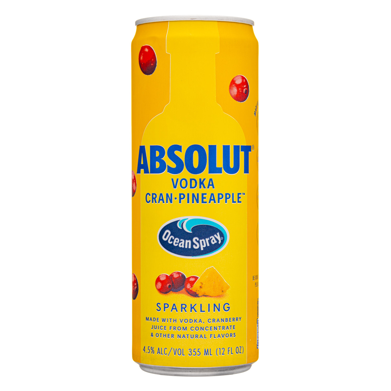 Absolut Vodka Cran-Pineapple view 1