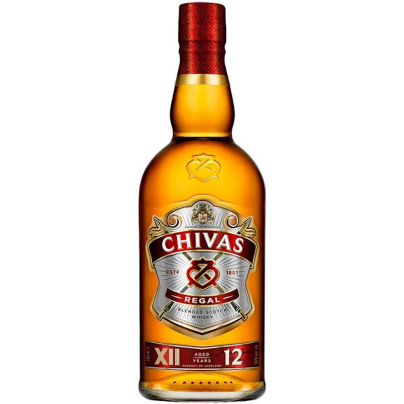 Chivas Regal 12 Year Old Blended Scotch Whisky 750mL
