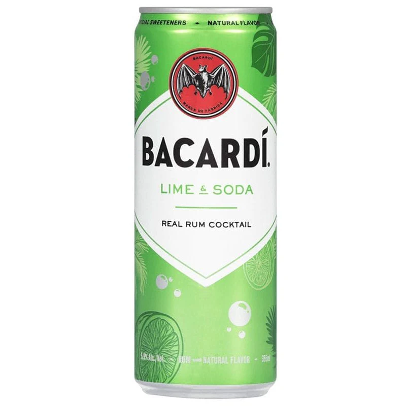 Bacardi Lime & Soda 355mL Can