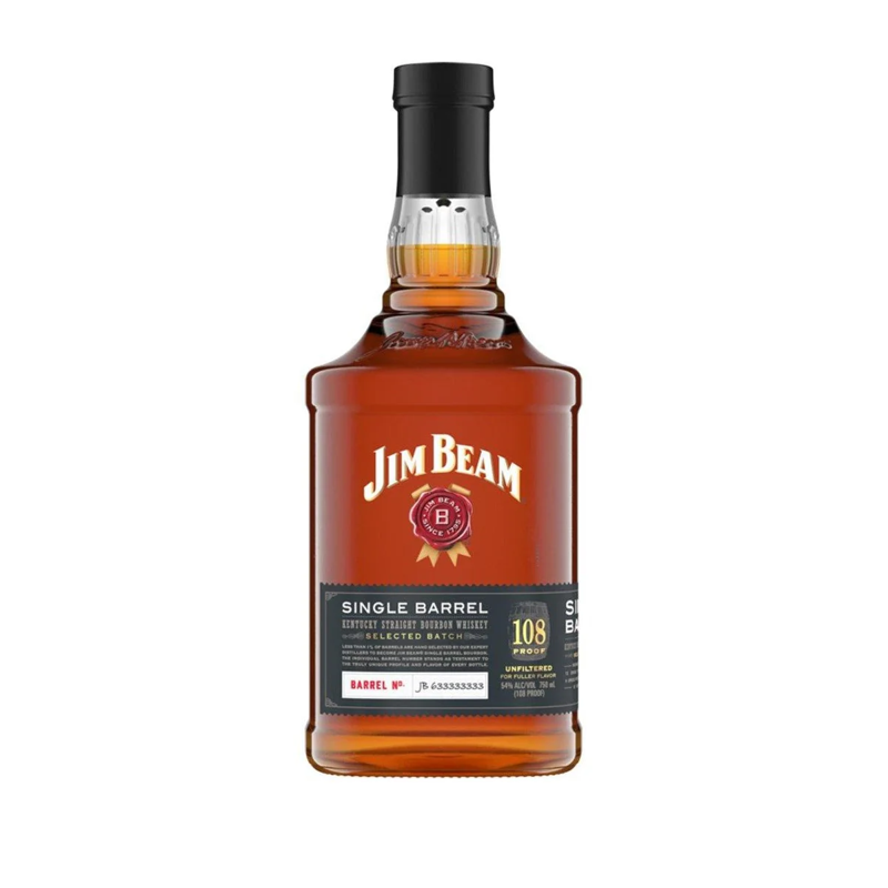 Jim Beam Single Barrel Bourbon Whiskey 750mL