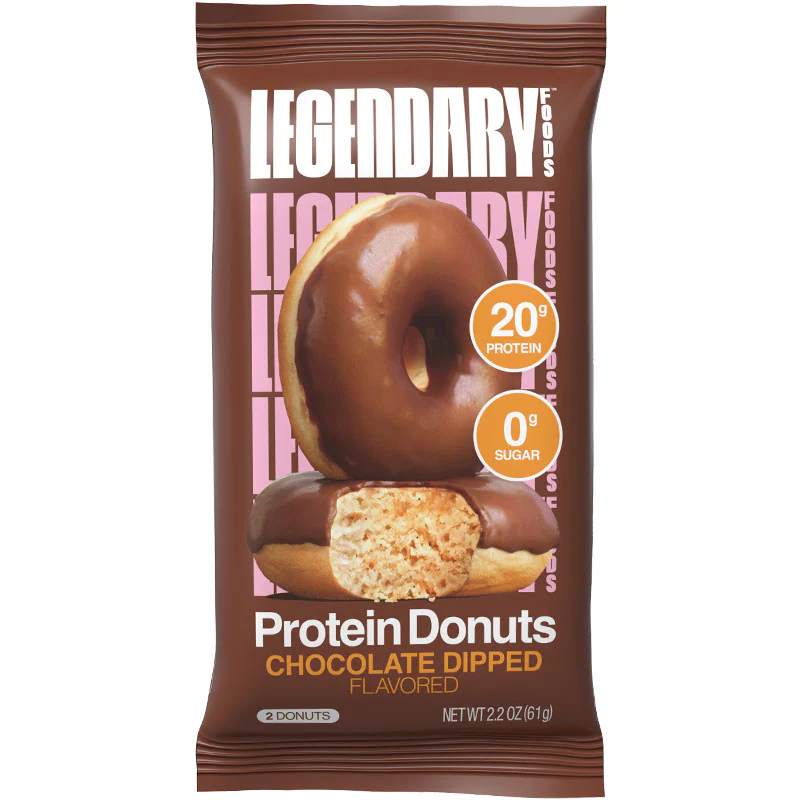 Legendary Foods Chocolate Dipped Protein Donut view 1