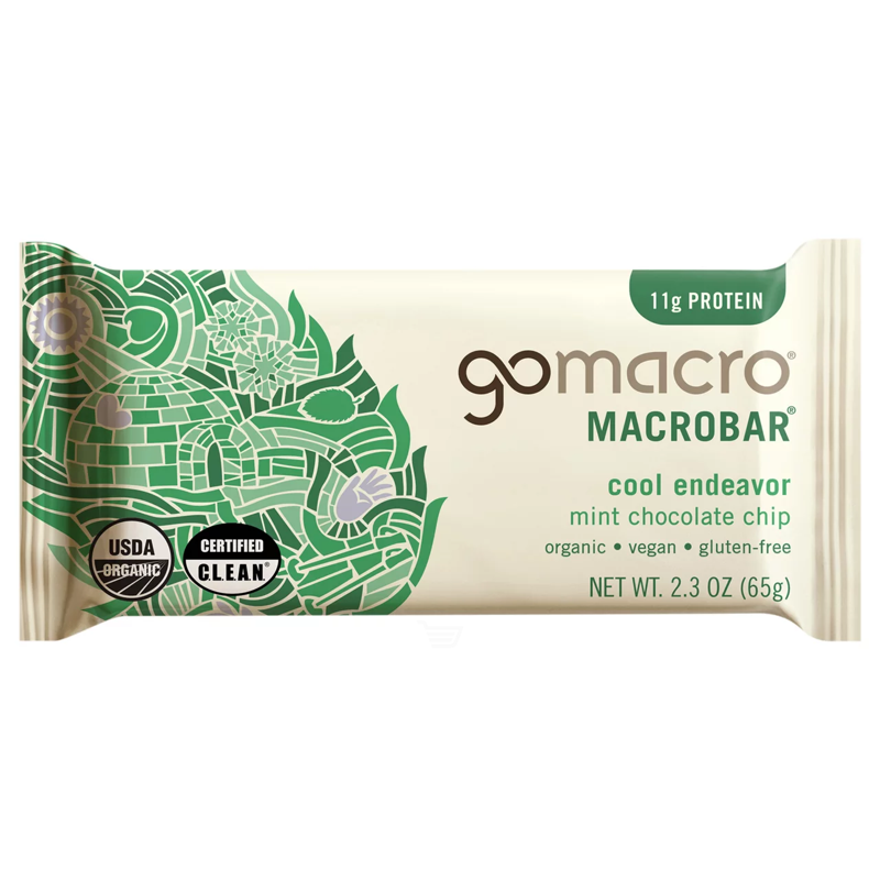 GoMacro Mint Chocolate Chip MacroBar 2.3oz
