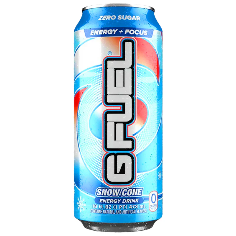 G FUEL Snow Cone Energy Drink 16oz Can