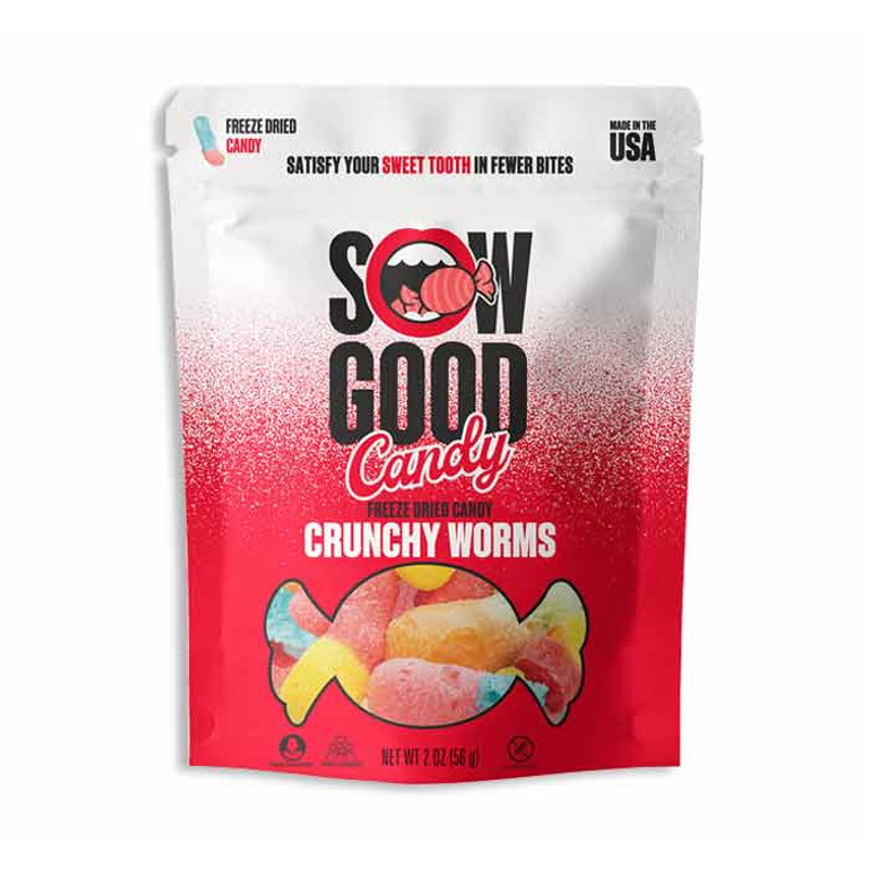 Sow Good Freeze-Dried Crunchy Gummy Worms view 1