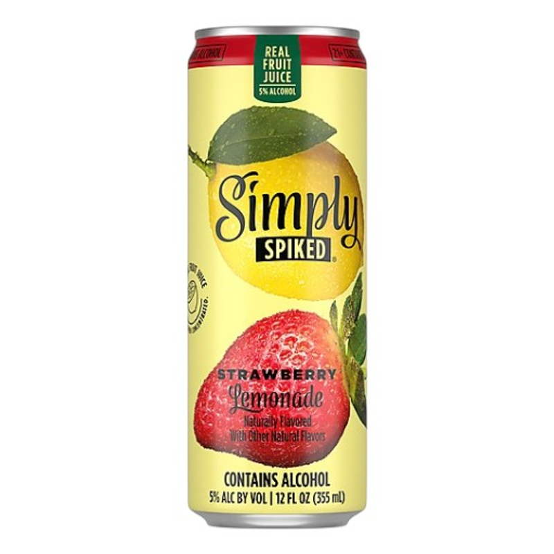 Simply Spiked Strawberry Lemonade