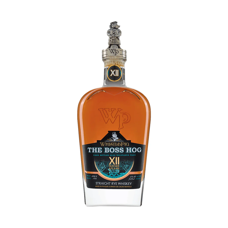 WhistlePig The Boss Hog XII Feather & Flame Straight Rye Whiskey 750mL