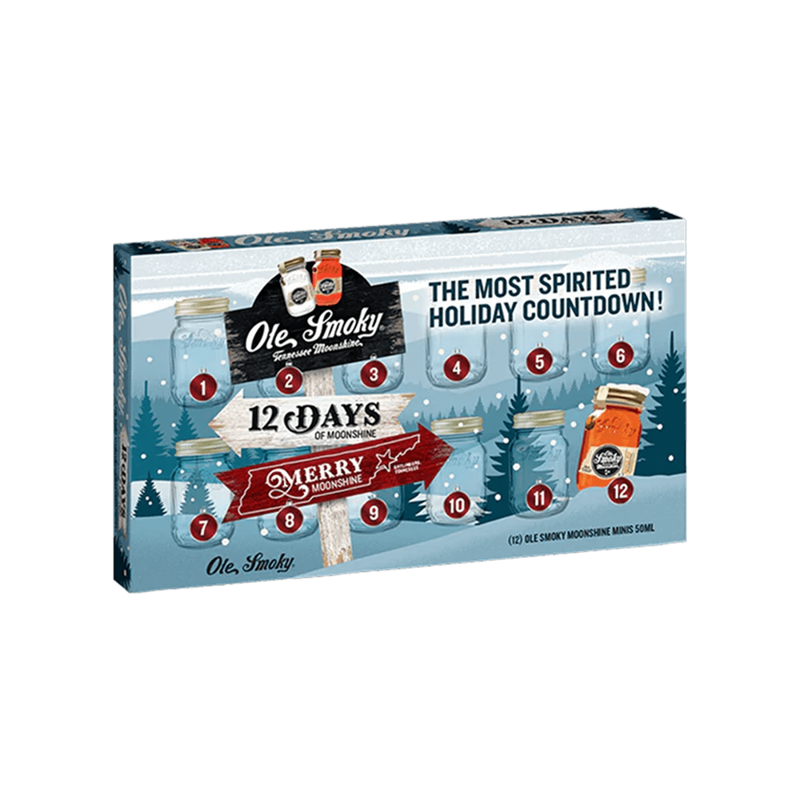 Ole Smoky 12 Days of Moonshine Holiday Gift Set 12x50mL