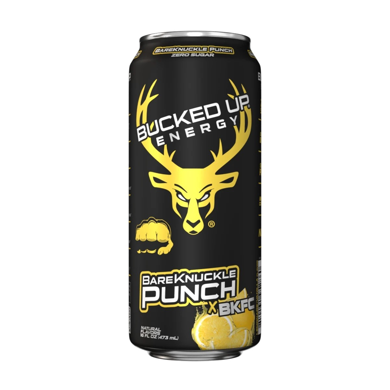 Bucked Up Bare Knuckle Punch Energy Drink view 1