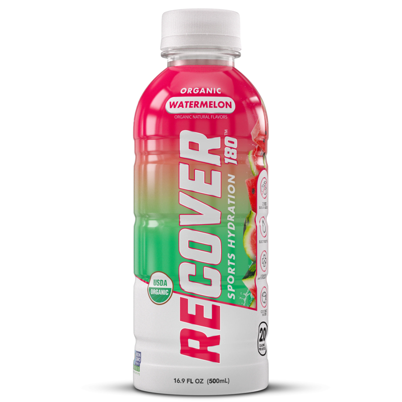 RECOVER 180 Organic Hydration Watermelon 16.9oz Bottle