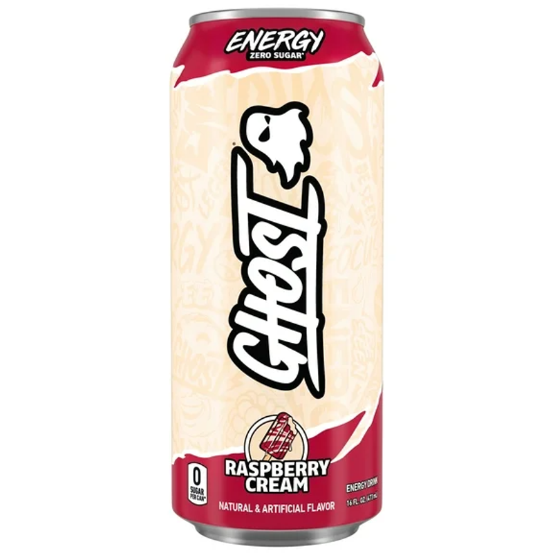 GHOST Energy Raspberry Cream view 1