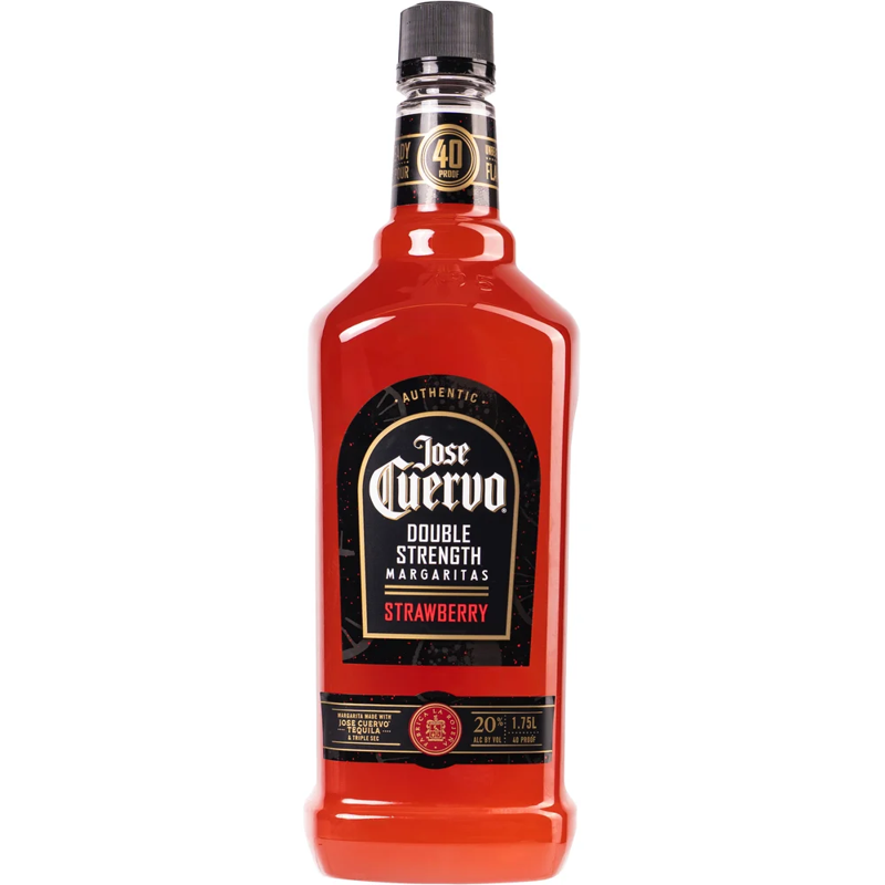 Jose Cuervo Double Strength Strawberry Margarita 1.75L