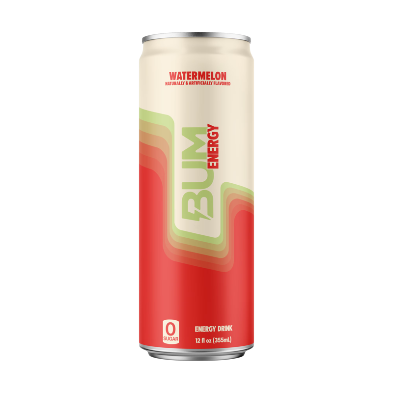 BUM Energy Watermelon 12oz can