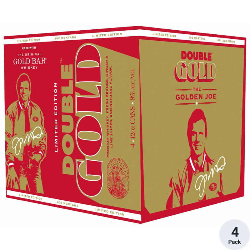 Gold Bar Double Gold The Golden Joe Whiskey Sour 4pk 12oz cans