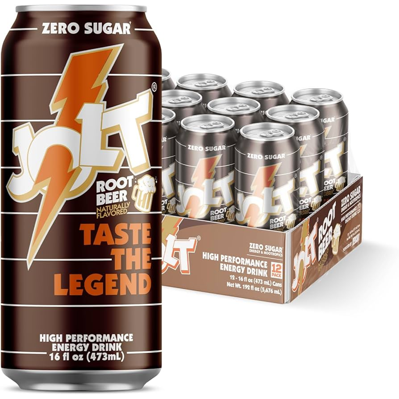 Jolt Root Beer Energy Drink 16oz can