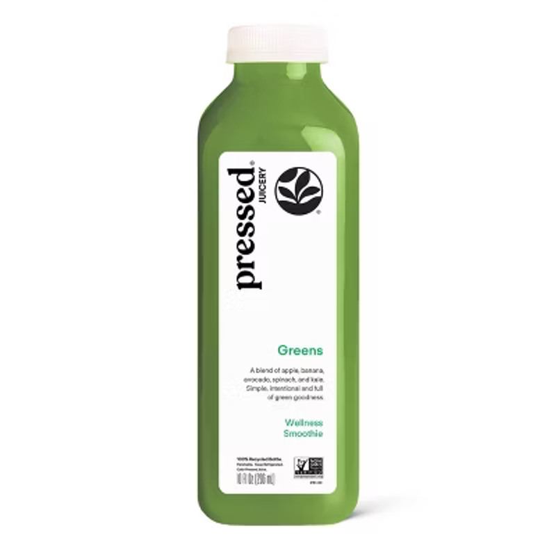 Pressed Juicery Avocado Greens Smoothie 10oz Bottle