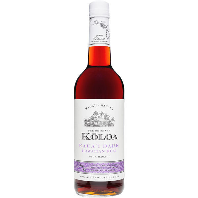 Koloa Kauai Dark Hawaiian Rum view 1