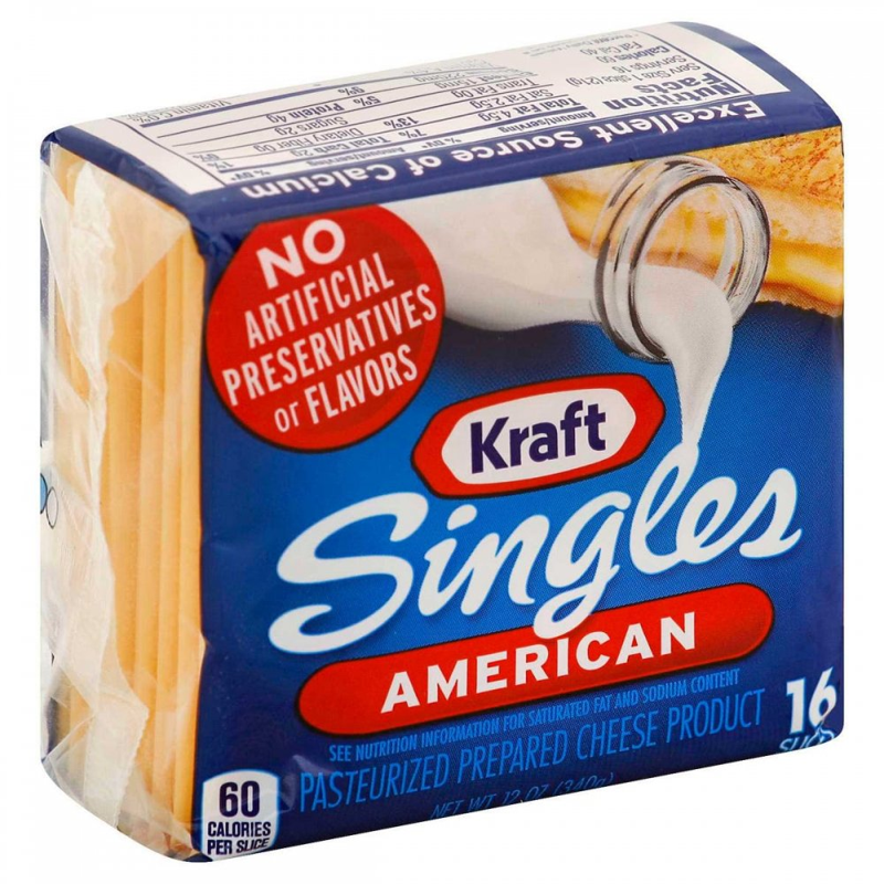 Kraft American Singles Cheese Slices view 1