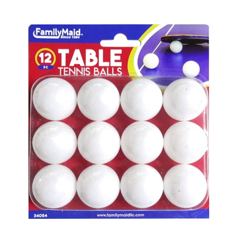 Family Maid Table Tennis Balls 12-packcount Boxs