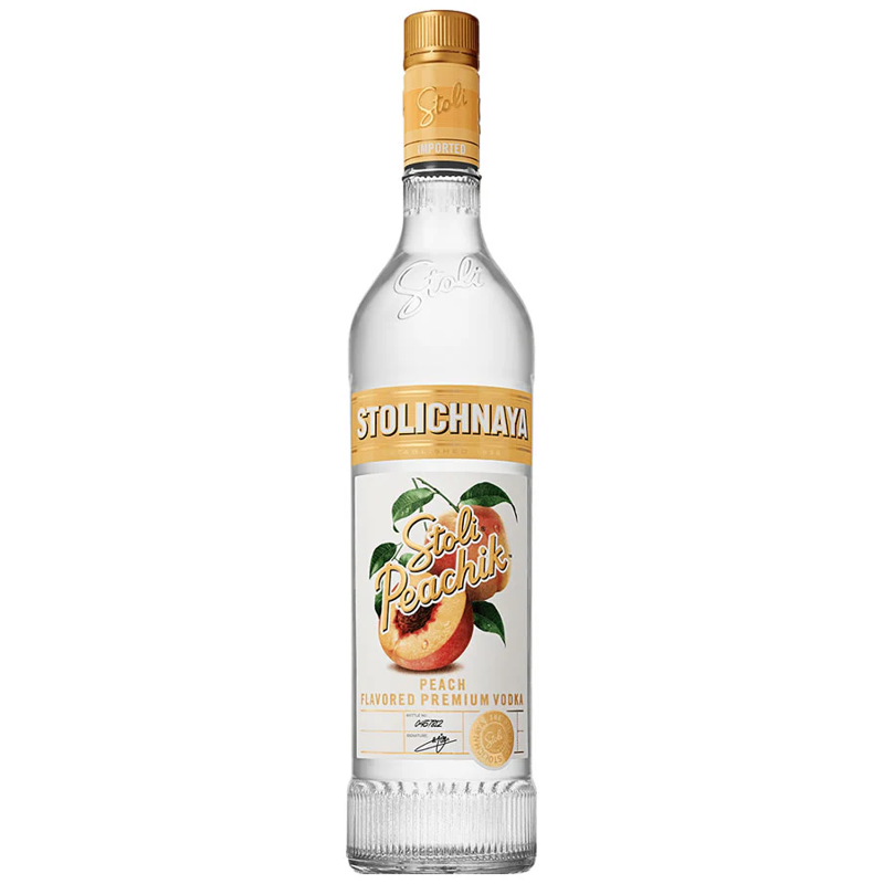Stolichnaya Peachik Peach Flavored Vodka 750mL