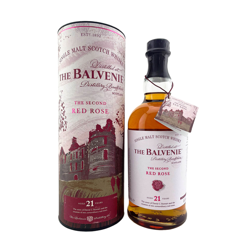 The Balvenie 21 Year Old The Second Red Rose 700mL