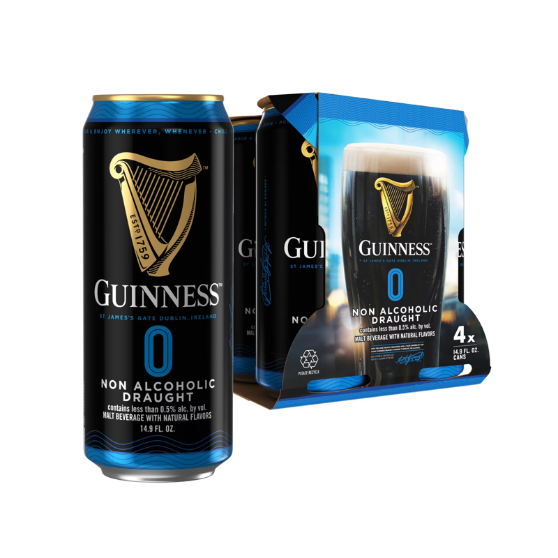 Guinness 0.0% Non-Alcoholic Draught Stout