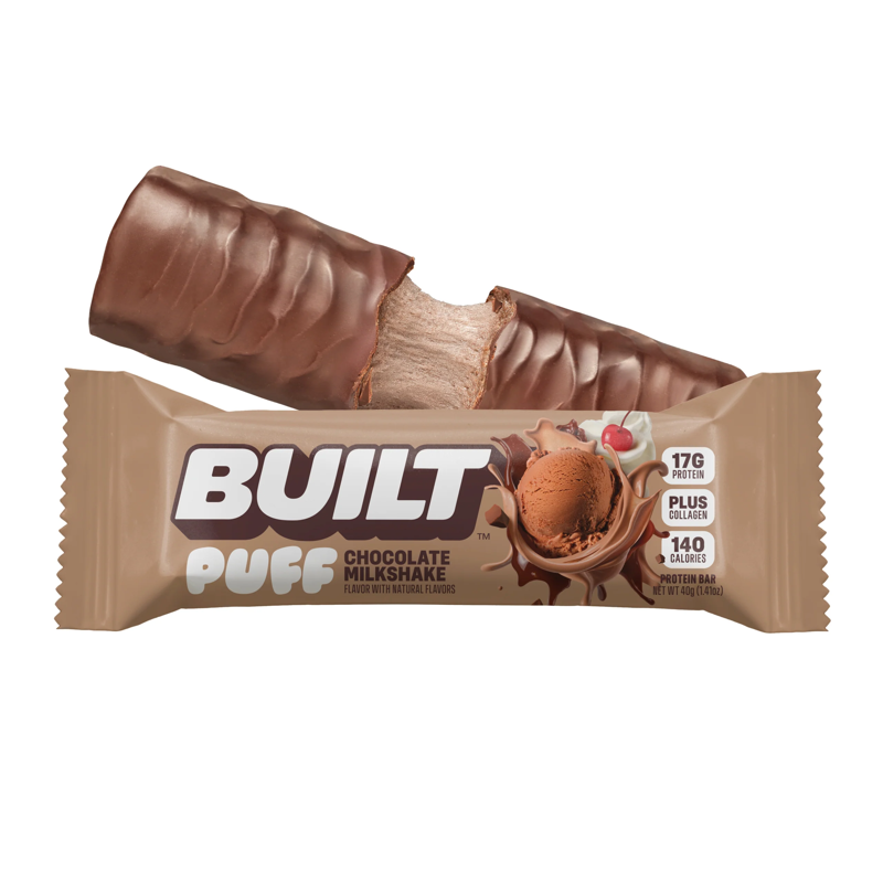 BUILT PUFF Protein Puff Bar Chocolate Milkshake 40g