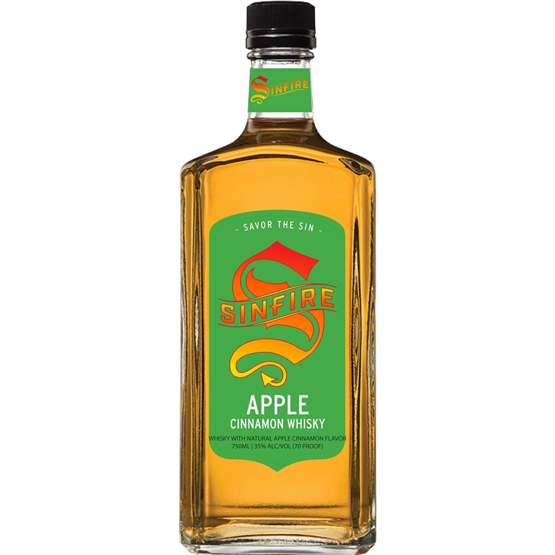 Sinfire Apple Cinnamon Whisky 750mL