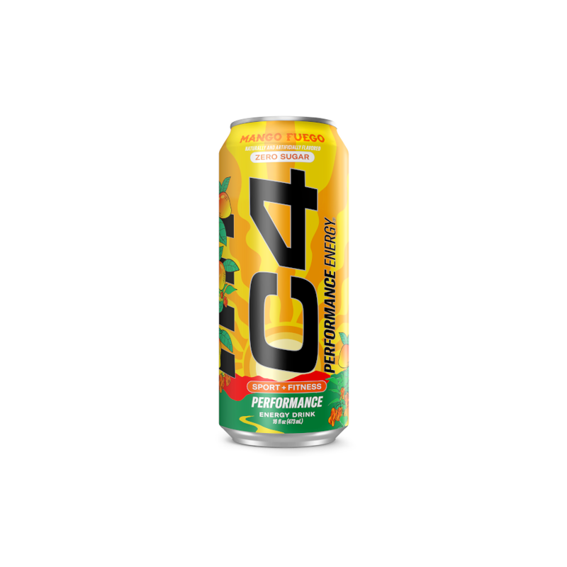 C4 Energy Mango Fuego view 1