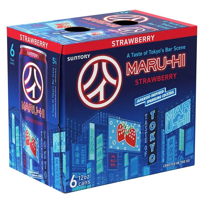 Suntory Maru-Hi Strawberry Malt RTD view 1