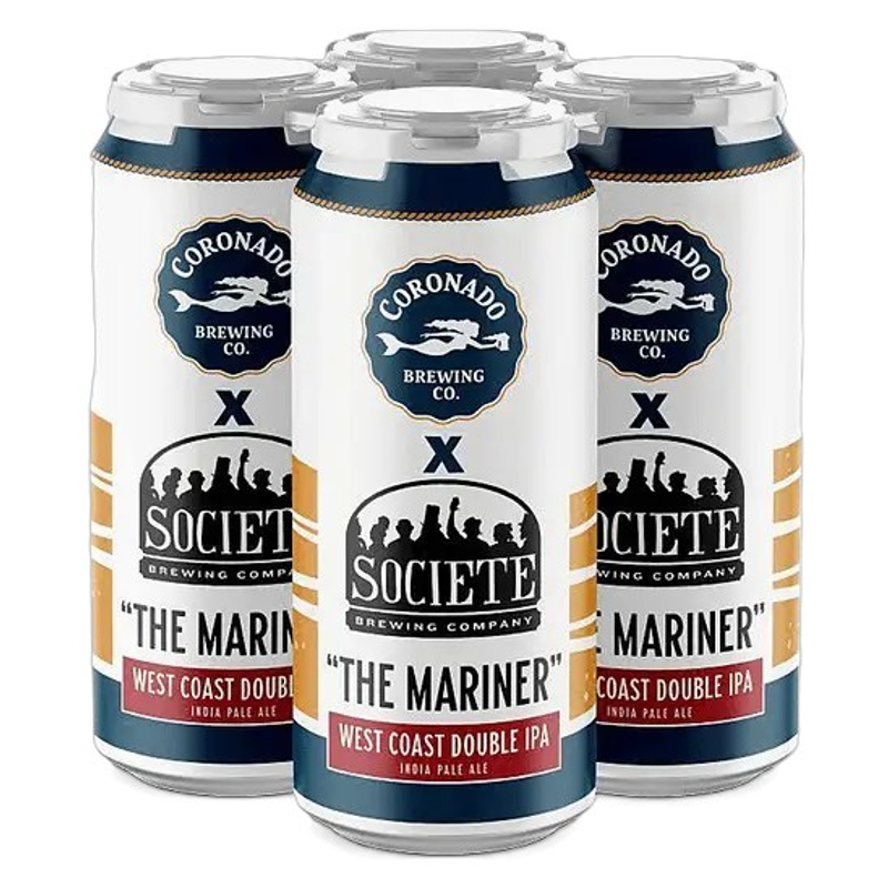 Coronado Brewing The Mariner West Coast Double IPA 4-pack 16oz cans
