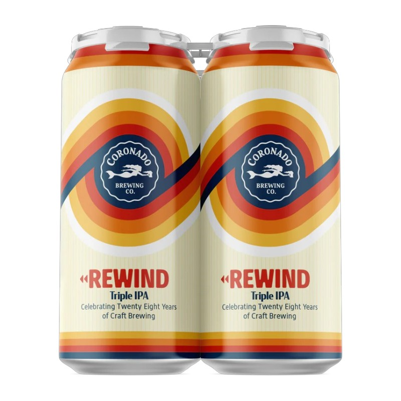 Coronado Brewing Co. Rewind Triple IPA 4-pack 16oz cans