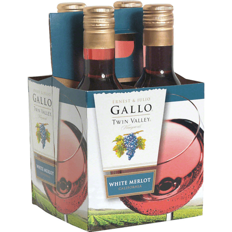E&J White Merlot 4x187mL