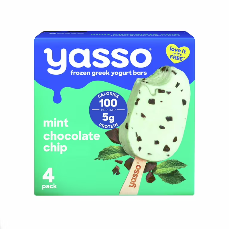 Yasso Mint Chocolate Chip Frozen Greek Yogurt Bar view 1